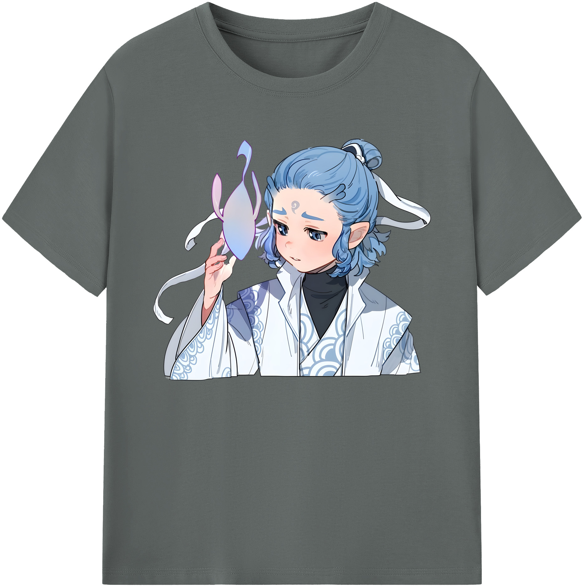 （画像用） Ne Zha 2 ナタ 魔童の大暴れ 綿100％ メンズ半袖Tシャツ｜肌触りやわらか＆通気性